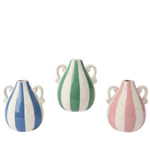 Jarrón De Flores De Gres Arena