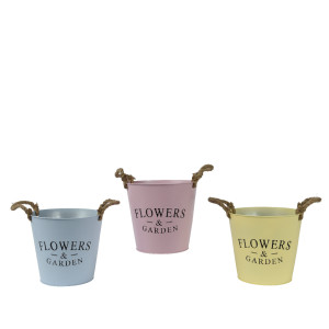 Cubo De Hierro De Colores