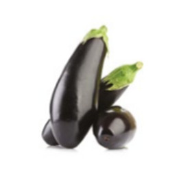Berenjena negra larga pack 6unidades
